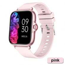 1pc Smartwatch met siliconen band voor kinderen en tieners, kan bellen, accepteert sociale meldingen, is compatibel met iOS en Android, geweldig cadeau voor kinderen