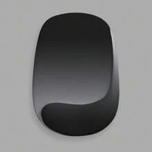 1 件水滴形人体工学鼠标垫，带腕托，多种颜色可选，防滑底部，有助于缓解电脑/笔记本电脑办公使用的手臂疼痛