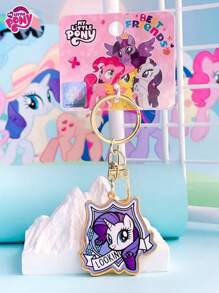 1 件  角色 Twilight Sparkle、Rainbow Dash、Pinkie Pie 亚克力吊坠钥匙扣，适用于背包、钥匙、学校文具和各种挂饰，可作为送给朋友、家人、同事的可爱礼物，全年适用