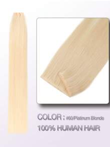 PU夹式接发，真人发，雷米发，1B自然黑直发，隐形PU夹式接发，真人发接发 - 彩色 - 查看 52