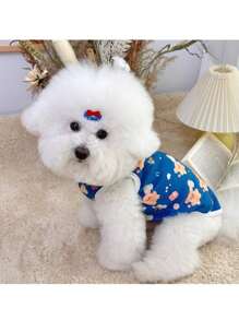 Pet Gift - Pet Fashion Vest, Featuring Anti-Slip Design, Comfortable And Breathable, Stylish And Cute, And Comfortable, Suitable For Small Dogs/Cats As Pet Clothing, New Style For Autumn And Winter