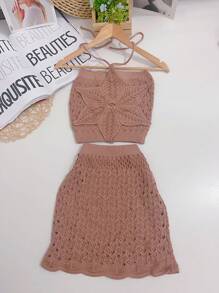 Modal With Feminine - Khaki - View 2