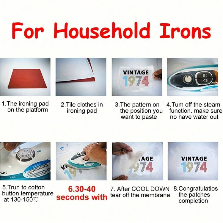 1pc/2pcs/3pcs Butterfly Flower Iron-On Stickers, Heat Transfer Printing Suitable For DIY Pillows, T-Shirts, Clothing, Canvas Bags, Hoodies, Backpacks, Jeans - Multicolor - View 5