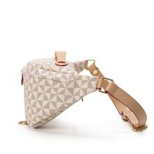 Women's Crossbody Bag & Fanny Pack, Fashion Windmill Pattern Large Capacity Waist Bag, Multi-Purpose For Daily, Outdoor Cycling, Travel, Cashier Use, Suitable For Men And Women