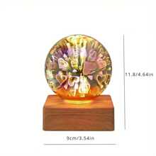 1 个星空 LED 玻璃球 - 浪漫床头夜灯和装饰 - USB 供电幻想氛围灯，适合家庭和办公室 - 圣诞节、复活节、女孩、朋友和家人的完美礼物 - 玻璃球燈 - 查看 12