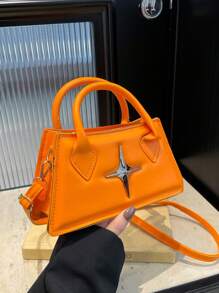 1pc This Year's Popular Hot Girl Sweet Cool Handbag Simple And Stylish Shoulder Crossbody Small Square Bag, Korean Style Versatile, Shoulder Straps Casual And Comfortable, Versatile And Not Picky, Suitable For Girls' Daily Shopping And Travel Use