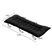 Living And Home 8cm Thickness Comfortable Lounge Cushion,Thick Chair Pads,Bench Cushion,Sun Lounger Rocking Cushion,Hanging Egg Swing Chair Cushion,Soft Basket Chair Seat Cushion,Hammock Chair Seat Pads,Swing Sofa Cushion,Outdoor Seat Mat-50*160CM/48*170CM