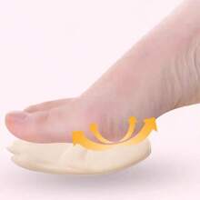 3 Pairs Black Floral 4D Foam Front Foot Pad, Front Half Pad, High Elasticity Insoles For High Heel Shoes