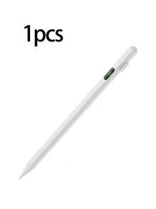 兼容 Apple Pencil 的 iPad 电容笔，1/2 型 iPad 笔，数字显示实时电量提示，防止误触，多条磁吸式设计，专为最新款 Apple 平板电脑设计，适用于 iPad Pro、Mini、6、Air（2025、2024、2023、2022、2020、2019、2018 款），兼容 Apple Pencil，iPad Pencil 电池容量 90mAh