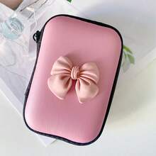 Bestselling Heart-Shaped Square Earphone Case, Zipper Data Cable Package Box, Charging Cable Hard Case, Anti-Pressure EVA Storage Bag, Bow Storage Bag, CCD Camera Bag, Bluetooth Earphone Bag - Multicolor - View 4