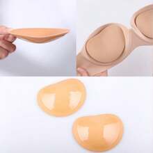 1 par de rellenos de bikini, insertos acolchados push-up para bikini y traje de baño para mujeres, realzador de sujetador de espuma gruesa