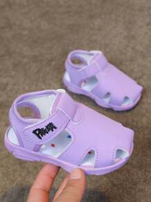 1 Pair Infant/Toddler Versatile New Soft Bottom Shoes, Comfortable For Outdoor, Beach, Vacation, School, Crawling, Fashion Casual Thick Sole Infant Walker Shoes