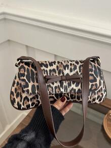 Retro Bowknot Decoration Flap Armpit Bag Asymmetric And Simple Shoulder Bag, Suitable For Shopping, Wallets, Shopping, Young Women, College Students, Newcomers, White-Collar Workers. They Are Very Suitable For Offices, Universities, Work, Business, Commuting, Outdoor Activities, Travel, And Outings - Multicolor - View 2
