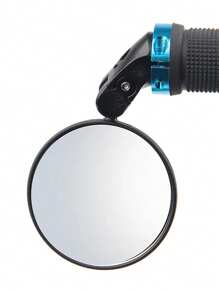 2PCS Universal Bicycle Rearview Mirror Adjustable Rotate Wide-Angle Cycling Handlebar Rear View For MTB Road Bike Accessories - Black - View 6