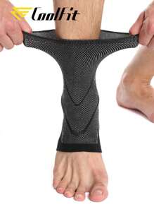 1 stuk COOLFIT Athletic Enkelondersteuning Gebreid Ademend, Lichtgewicht, Compressie Voet Enkelband voor Basketbal, Hardloop Enkelband Gym Gym Accessoires