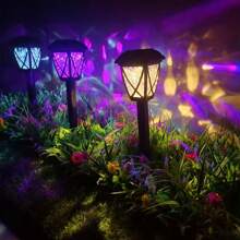 Shenzhi Tech Shenzhi Tech 2Pcs Solar Ground Lights With Light Control – Outdoor Solar Powered LED Path Lights, Auto On/Off, 6-8H Illumination For Garden Lawn Yard Patio