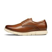 Men's Crossflex Neat Polish Dress Sneakers Casual Oxford Formal Shoes - Brown - View 5