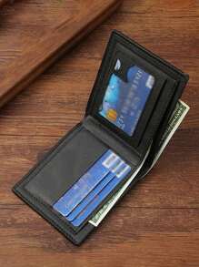 1-3 件/套男士 PU 皮革短钱包，时尚格子软钱包，大容量多卡槽，可存放大额钞票，简易硬币袋，信用卡银行卡身份证照片槽，商务休闲风格，是男士生日或伴侣的理想礼物，男女青年时尚风格大容量多卡槽，商务休闲风格，生日礼物，毕业礼物，父亲节礼物