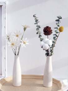 1 件简约花瓶，用于装饰干花，时尚家居装饰