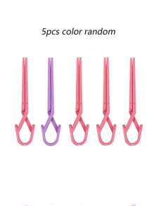 5pcs/10pcs/15pcs/20pcs Color Random Shaping Clip Tool Nail Overflow Meat Bag Clip Positioning Phototherapy Glue Nail Art Away From Overflow Prevention Auxiliary Tools