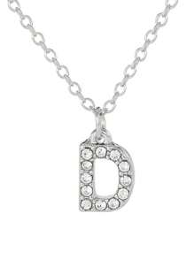 1 件时尚简约 24 个字母合金锆石项链，适合男士、女士、情侣日常佩戴 - A3120 - 查看 19