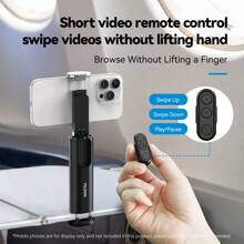 TELESIN 三合一自拍杆手机支架无线遥控旅行夹 360°旋转支架适用于智能手机夹版 - Clip version - 查看 5