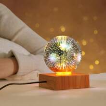 1 个星空 LED 玻璃球 - 浪漫床头夜灯和装饰 - USB 供电幻想氛围灯，适合家庭和办公室 - 圣诞节、复活节、女孩、朋友和家人的完美礼物 - 玻璃球燈 - 查看 4