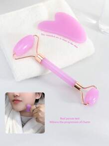 1pc/2pcs/3pcs Facial Beauty Massage Kit Includes Double-Head Massage Roller, Triangular Gua Sha Board, Ice Mold, Body Scraping Massage Tools, Purple Color,Beauty,Skin Care Products,Spa,Self Care,Skin Care Tools,Face Care,Esthetician Supplies,Massage,Face Massage Tool,Face Roller - Purple - View 9
