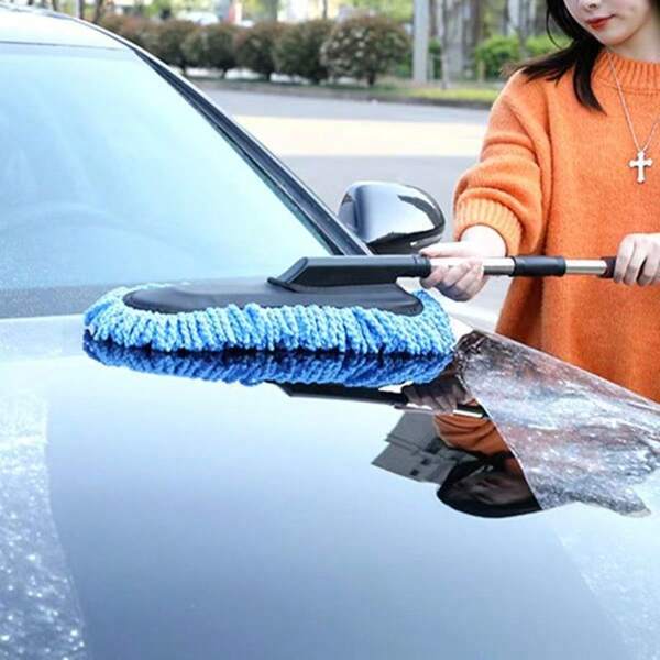 Cepillo quitapelusas para limpiar coches, cepillo antiestático para el polvo del coche, suministros de limpieza para automóviles