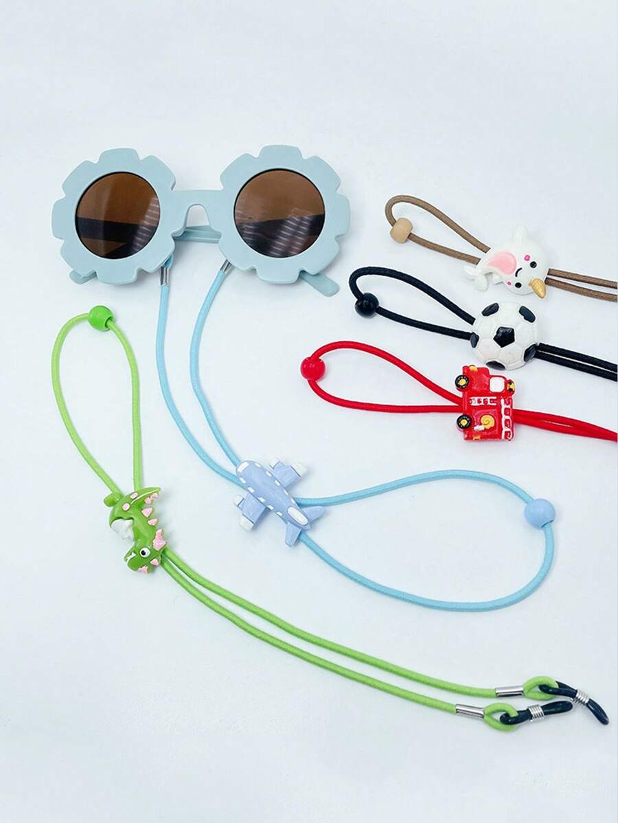 Kids Fashion Eyeglasses Lanyard, Adjustable Cartoon Glasses Chain, Anti-Lost Eyewear Hanging Cord Necklace - Multicolor - View 1