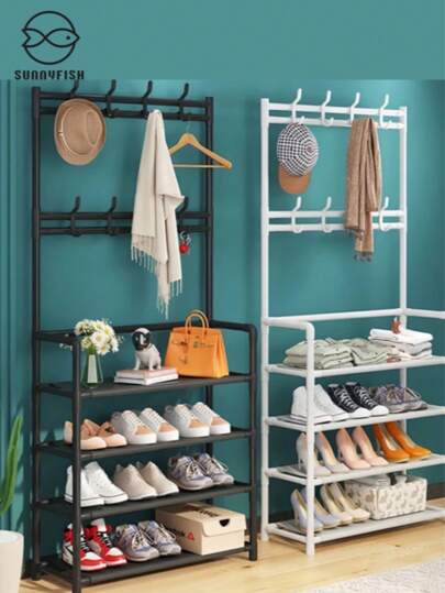 Arara Sapateira Organizadora cabideiro suporte Multiuso Sapato Tenis Roupa Closet Quarto Armários