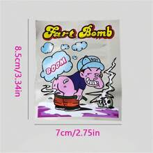 20 piezas de bromas de bombas apestosas divertidas para el Día de los Inocentes, regalos de broma extremadamente apestosos, juguetes de broma de bolsa de gases para amigos, fiestas y reuniones - Multicolor - Ver 2