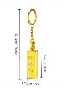 3 Pcs/Set Golden Brick Permanent Match Lighter, Reusable 10,000 Times Keychain Matches Strikers Lighters, Portable, Suitable For Outdoor Camping, Hiking, Daily Use, Father's Christmas Birthday Day Gift - JINTIAO-Gold Bar-3PCS - 查看 2