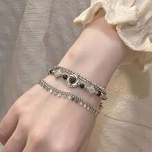 Brazalete de estilo retro exótico para niñas, brazalete vintage de diseño único y exclusivo con cuentas de múltiples capas