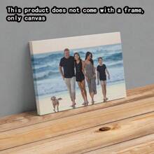 1 szt. personalizowany plakat na płótnie bez ramki ze zdjęciem, spersonalizowany plakat na płótnie, utrwalaj cenne wspomnienia z rodziną, prezenty dla rodziny, idealny prezent dla przyjaciół i rodziny, sztuka ścienna, wystrój domu, wydruk graficzny