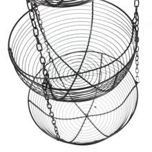 Cesto portafrutta e verdura a 3 ripiani per conservare frutta e cibo, fiori e piante