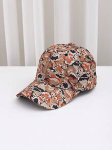 1pc Women's Breathable Baseball Cap, Graphic Printed Boho Style Polyester - Multicolor - View 8