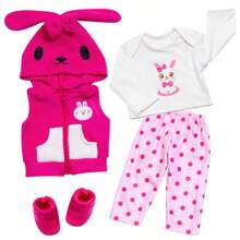 ZAPF Doll Clothes Animal Cartoon Cute Winter Series Doll Outfit Set For 16-18 Inch Dolls - Multicolor - View 13