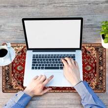 BHJLAXR 大型游戏鼠标垫，采用波西米亚风格设计 - 橡胶材质，防滑，耐用的键盘和鼠标桌垫，非常适合家庭办公和游戏，是游戏玩家、家人和朋友的舒适鼠标垫 - 彩色 - 查看 6