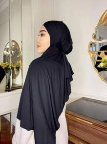 1 件速干平纹头巾，采用柔软透气的高弹面料制成，适合全年穿着和穆斯林日常服饰 - 常規 - 查看 13