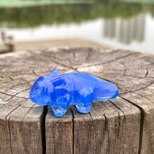 1 Pc Red Obsidian Axolotl Carvings, Crystal Salamander Cub Carving, Crystal Gift, Home Decor - Red Obsidian Axolotl - View 11