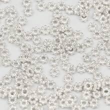100pcs 4mm Metal Snowflake Spacers, Color Preserving Jewelry Making Components For Bracelets, Necklaces, Earrings, Hair Clips - One Bag - View 18