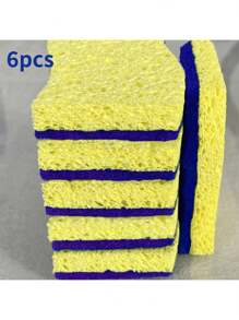 12/6/4pcs Non-Scratch Scrub Sponges,Sponges For Cleaning Kitchen,Bathroom, And Household, Non-Scratch Sponges Safe For Non-Stick Cookware,12 Scrubbing Sponges