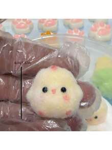 1 件软橡胶鸡挤压娃娃，动物模型娃娃，减压娃娃，宠物娃娃，生日礼物，圣诞礼物，小礼物 - 彩色 - 查看 5