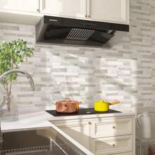 5/10 piezas de azulejos adhesivos de 12"X12" fáciles de limpiar para pared y ducha - Azulejos flexibles autoadhesivos de gel suave 3D impermeables para cocina, baño, decoración del hogar y decoración festiva