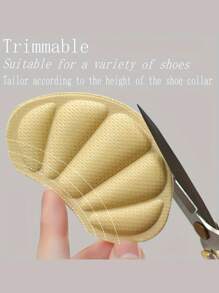 2/4pcs Adhesive Heel Protectors - Anti-Wear Pads For Men's And Women's Casual Shoes, Sandals, Sports Shoes - Foot Care Shoe Stickers