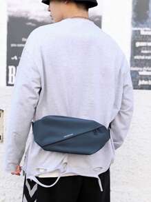 Men's High-End Capacity Lightweight Luxury Casual Crossbody Bag, Water-Resistant Shoulder Messenger Bag, Suitable For Teen Summer Casual Outdoor Athletic Or Vacation Travel Or Graduation Gifts Or Birthday Dress Accessories