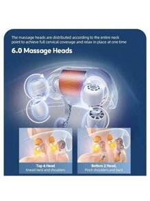 RAF 电动振动斜方肌按摩披肩，送给父母、男士和女士的礼物，揉捏颈肩按摩器