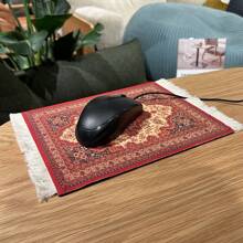 1 件餐垫、杯垫或咖啡垫，带法式流苏复古艺术装饰、圣诞节和万圣节礼物、派对餐具、桌面装饰