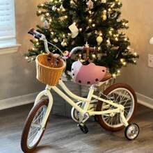 Front Handlebar Bike Basket Easy Installation Hand-Woven Bike Basket Suitable For Most Type Of Bikes - Multicolor - View 1